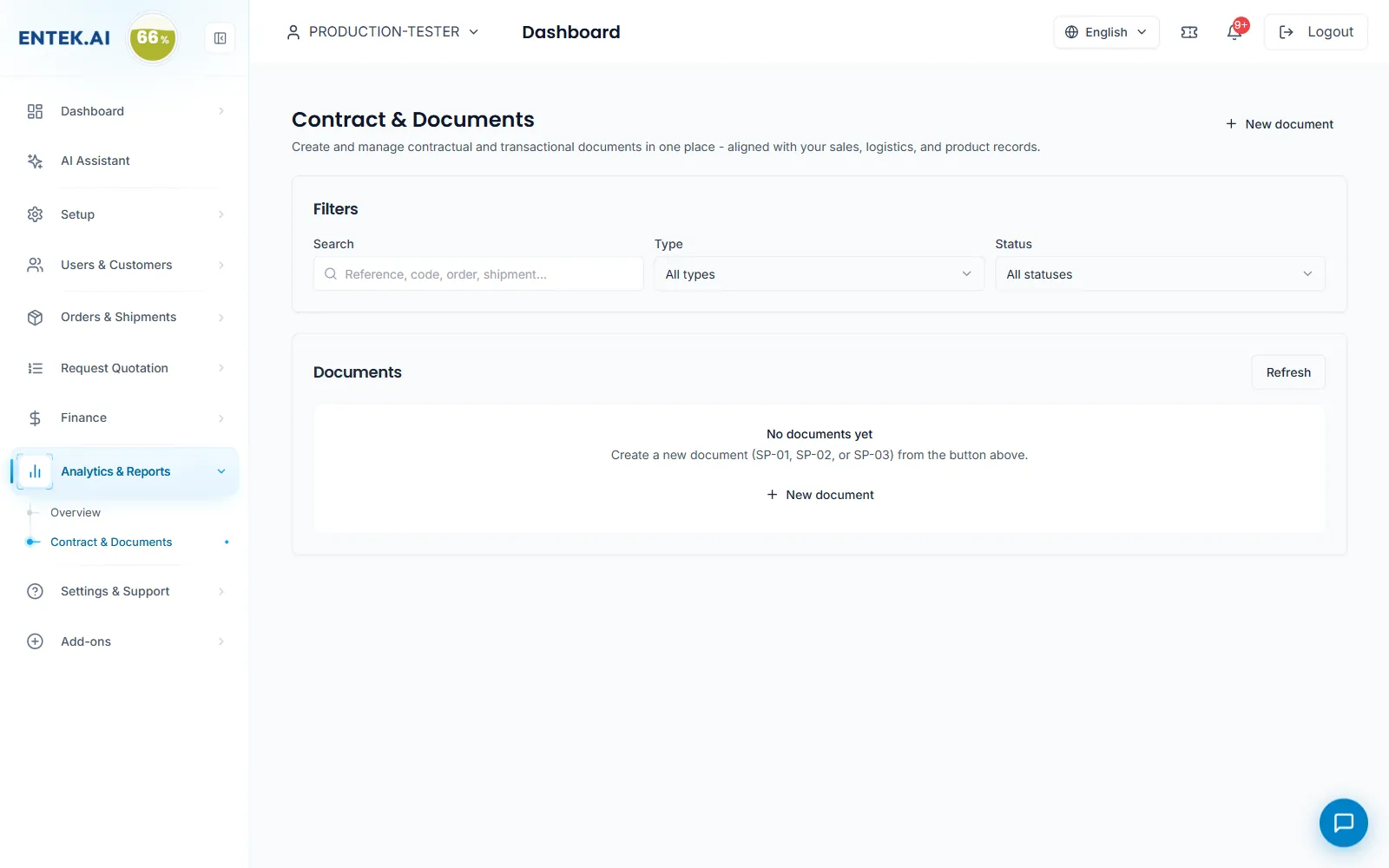 Generate commercial documents