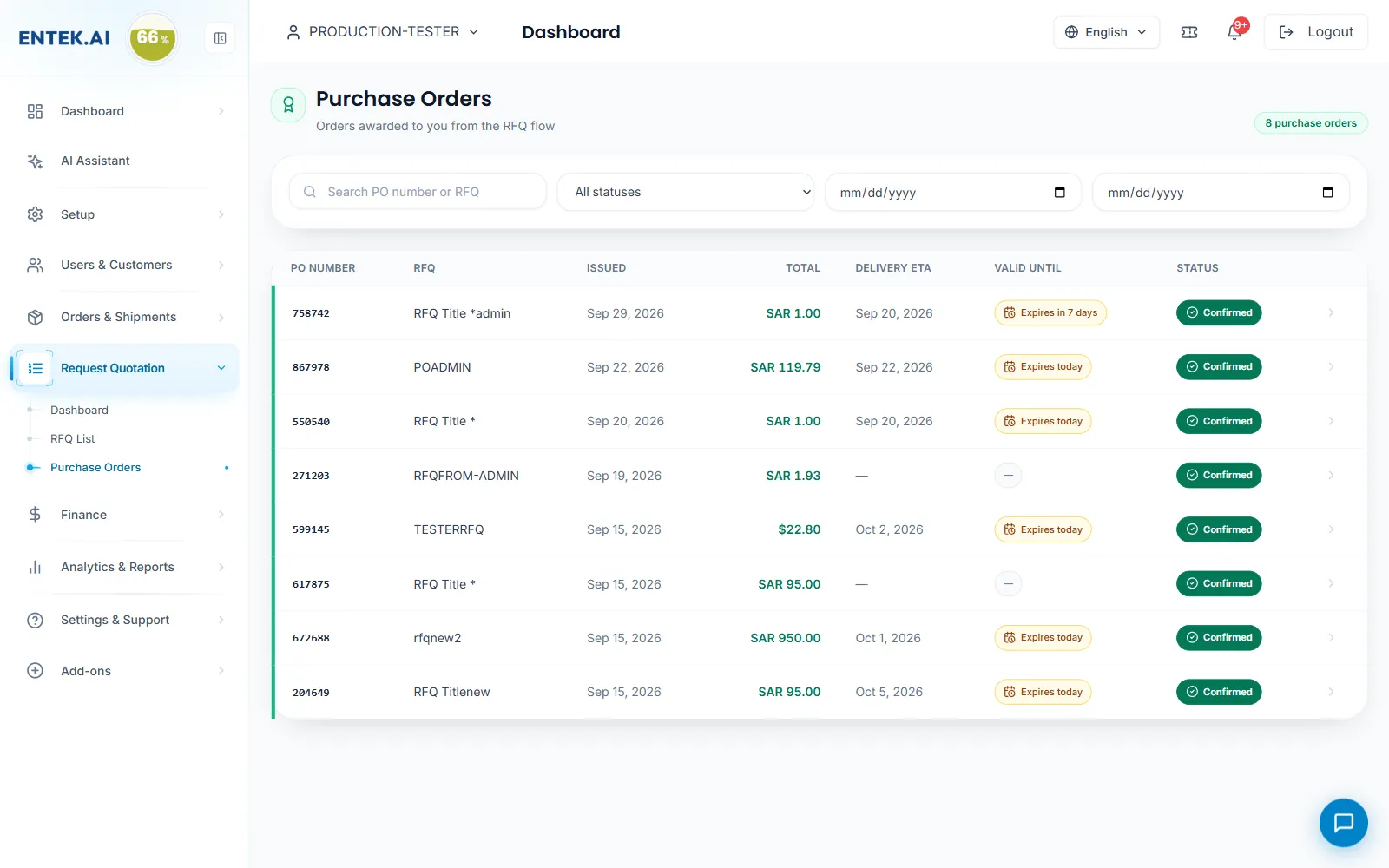 Win the purchase order