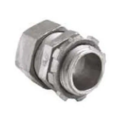 ITCC CZ-CCN0150 EMT Compression Connector, 1 1/2 in, Zinc Die Cast، منتج طاقة من ITCC، بلد المنشأ Conduits & Cable Protection