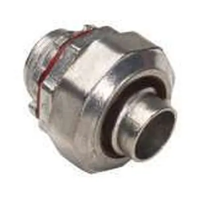 ITCC CFLT050 Liquid Tight Straight Connector, 1/2 in, Zinc Die Cast، منتج طاقة من ITCC، بلد المنشأ Conduits & Cable Protection